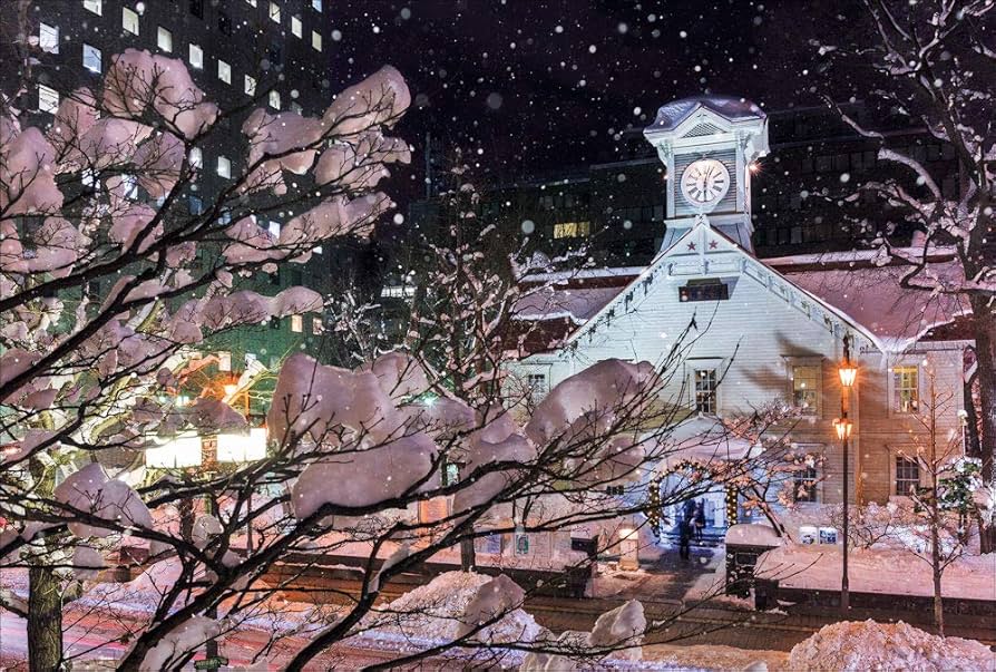 雪の時計台 油絵 62×47㌢ 雪の時計台 油絵 62×47㌢ 雪の時計台 油絵 62×
